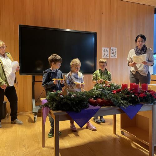 Adventkranzweihe 2024 1