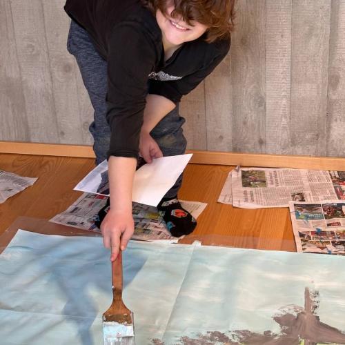 Malwettbewerb Hahn und Henne 7