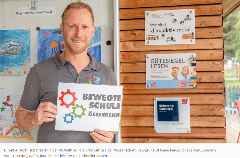 Gütesiegel Bewegte Schule